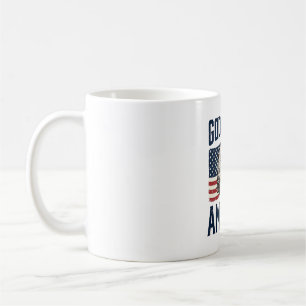 God Bless America Eagle Patriotic Vector Design_1 Coffee Mug