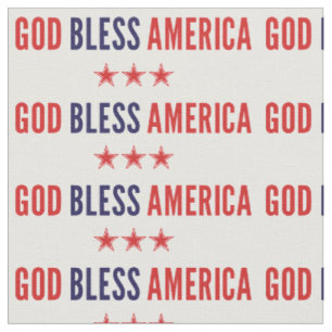 God Bless America Fabric
