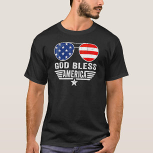 God Bless America For Independence Day On 4th Of J T-Shirt