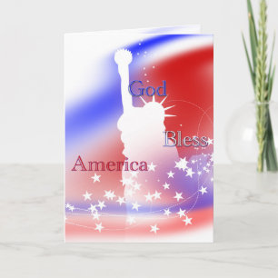 God Bless America Freedom Card