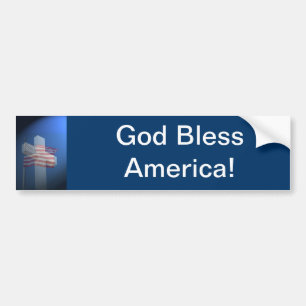 God Bless America!  Gifts and Clothes Bumper Sticker