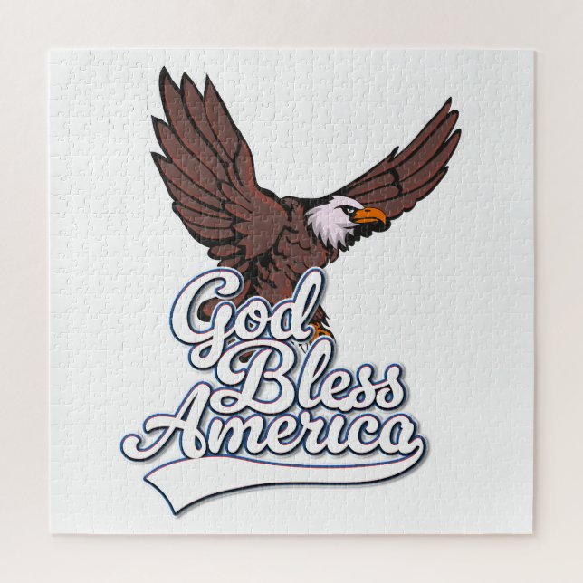 God Bless America Jigsaw Puzzle (Vertical)