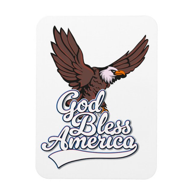 God Bless America Magnet (Vertical)