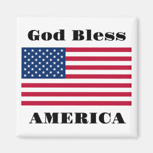 God Bless America Magnet