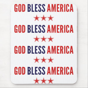 God Bless America Mouse Pad