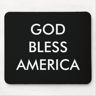 GOD BLESS AMERICA MOUSE PAD