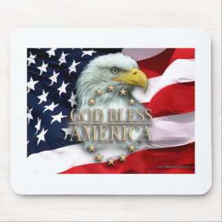 God Bless America Mouse Pad