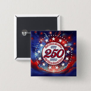 God Bless America My Home Sweet Home Graphic Fir W 2 Inch Square Button