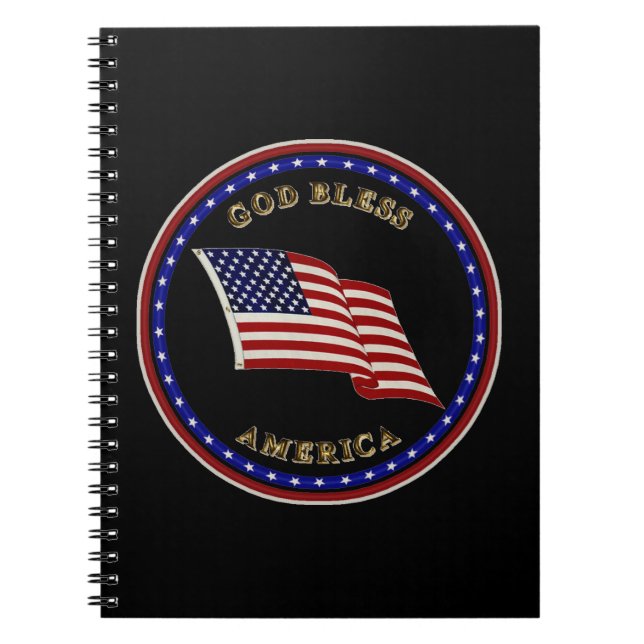 God Bless America Notebook (Front)