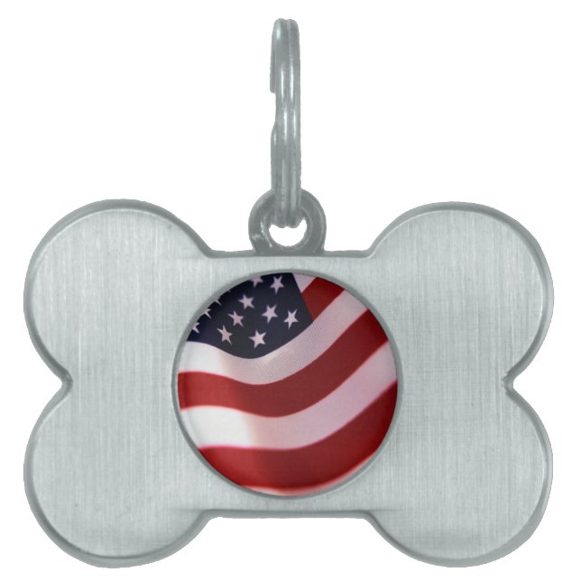 God bless America Pet ID Tag (Front)