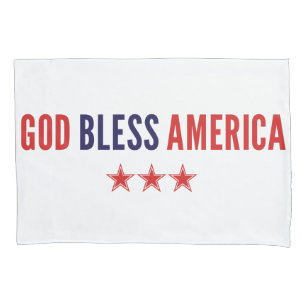 God Bless America Pillowcase