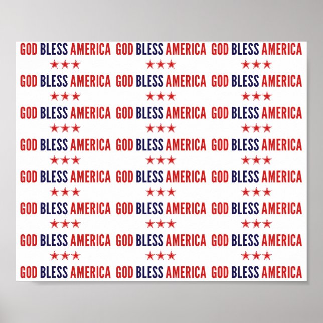 God Bless America Poster (Front)