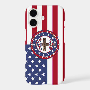 God Bless America Rugged Cross 1776-2026 Flag