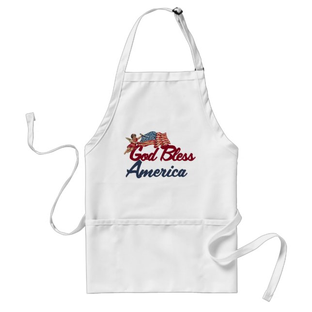 God bless America Standard Apron (Front)