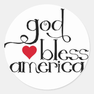 God Bless America Sticker