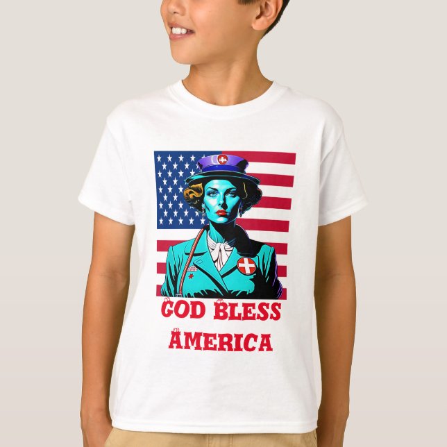 God Bless America T-Shirt (Front)