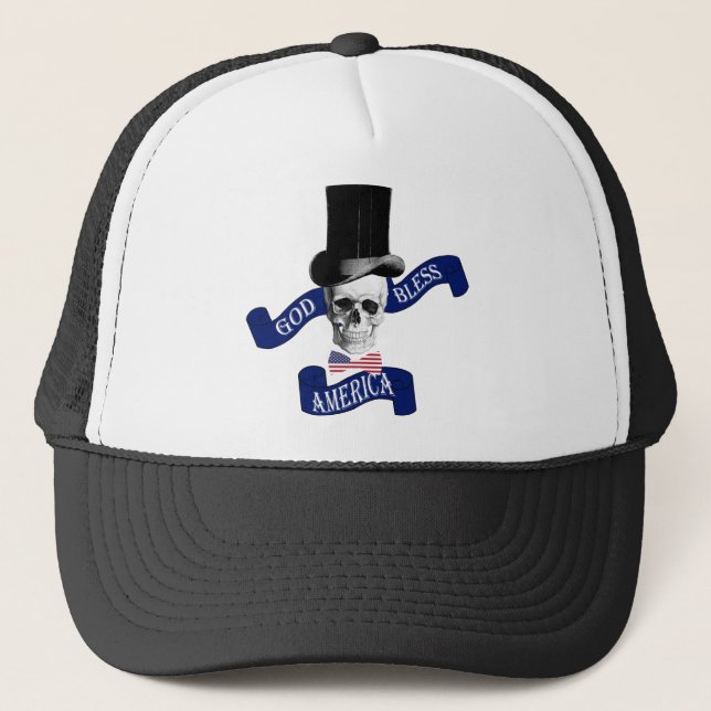 God bless America Trucker Hat (Front)