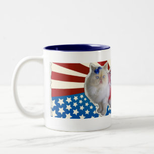 God Bless America Two-Tone Coffee Mug