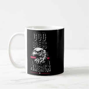 God Bless America, USA eagle Coffee Mug