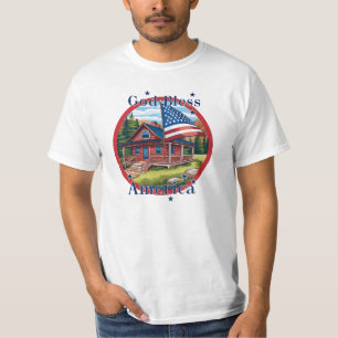God Bless America USA Flag T-Shirt