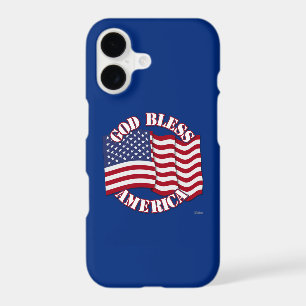 God Bless American with USA Flag