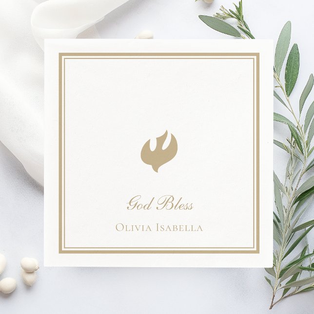 God Bless Girl Confirmation Napkin (Creator Uploaded)