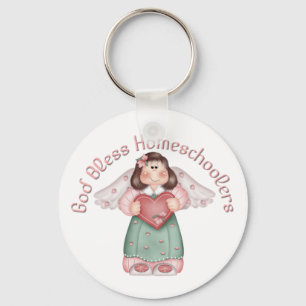 God Bless Homeschoolers – Keychain