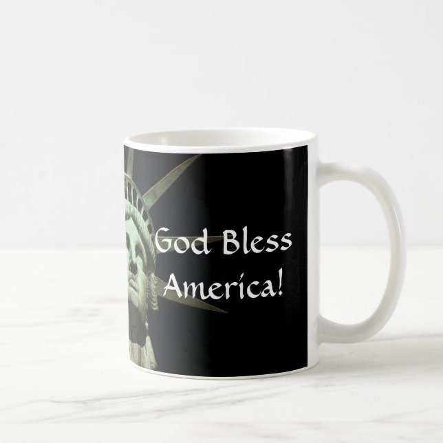 God Bless Liberty Coffee Mug (Right)