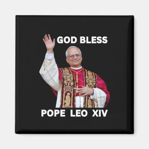God Bless New Pope Leo Xiv Catholic Church Faith S Magnet