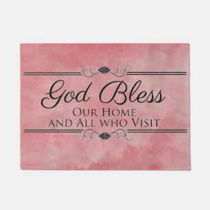 God bless our home doormat