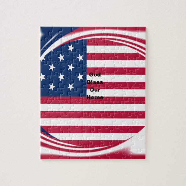 God Bless our Home Jigsaw Puzzle (Vertical)