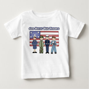 God Bless Our Troops - Infant T-Shirt