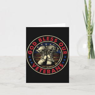 God Bless Our Veterans Memorial Day Card