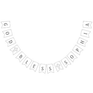 God Bless Personalized Banner