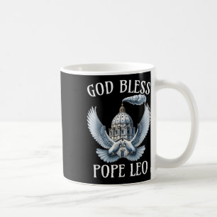 God Bless Pope Leo Coffee Mug