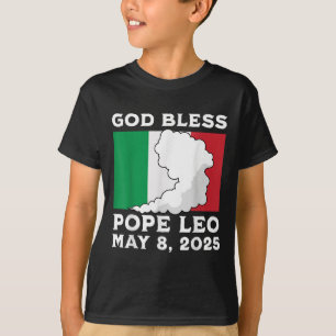 God Bless Pope Leo Italian Pope Leo 2025 T-Shirt