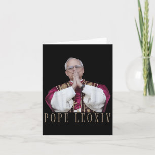 God Bless Pope Leo Xiv 26th Pope  Card