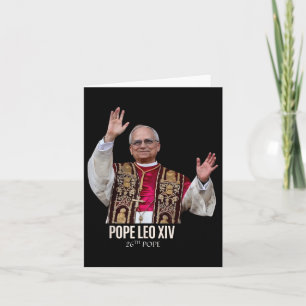 God Bless Pope Leo Xiv 26th Pope  Card