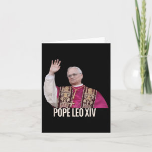 God Bless Pope Leo Xiv 26th Pope Card