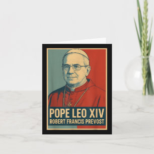 God Bless Pope Leo Xiv Card