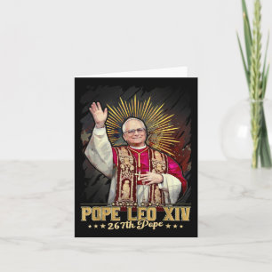 God Bless Pope Leo Xiv Catholic  Card