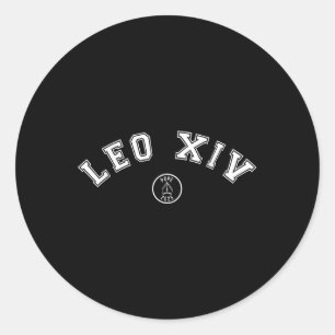 God Bless Pope Leo Xiv Chicago America Classic Round Sticker