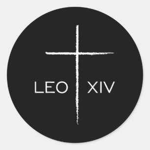God Bless Pope Leo Xiv Funny Shirt Leo Xiv  Classic Round Sticker