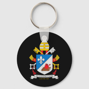God Bless Pope Leo Xiv Leone Xiv Keychain