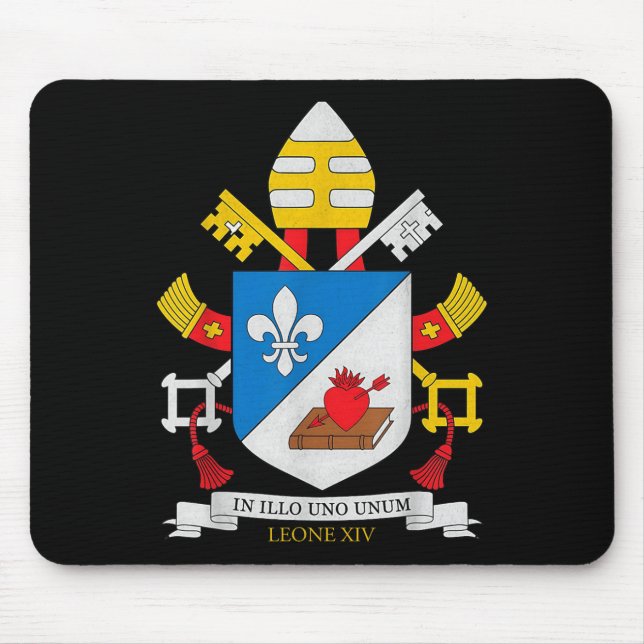 God Bless Pope Leo Xiv Leone Xiv  Mouse Pad (Front)
