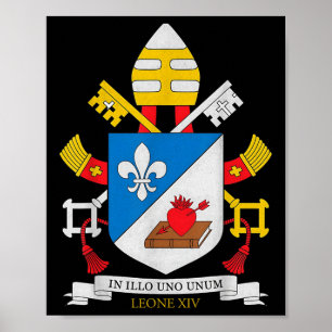 God Bless Pope Leo Xiv Leone Xiv  Poster