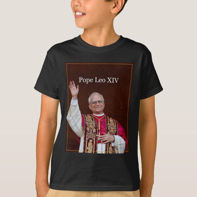 God Bless Pope Leo Xiv Shirt  (Front)