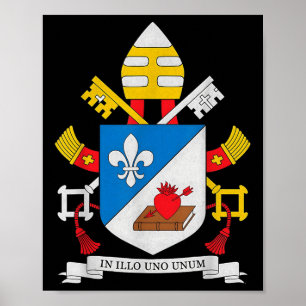 God Bless Pope Leo Xiv Symbol Leone Xiv  Poster