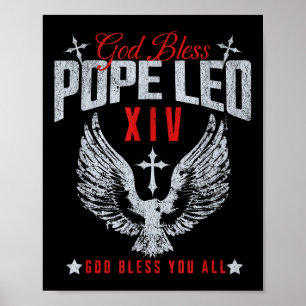 God Bless Pope Leo Xiv, Vatican Election Papal Ele Poster