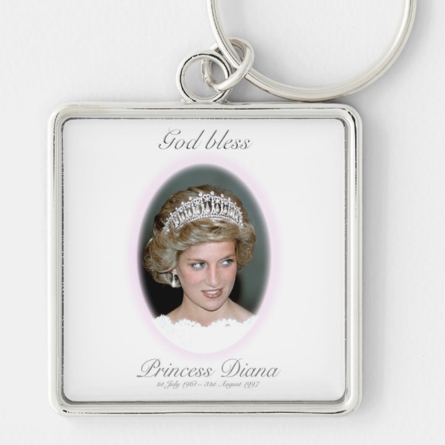 God Bless Princess Diana Keychain (Front)